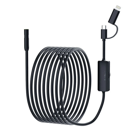 HD IP68 5.5mm borescope camera probe close-up