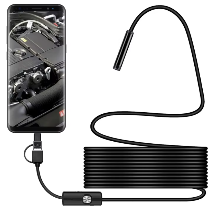 Borescope Inspection Camera 5.5mm Head 5M | Android and PC