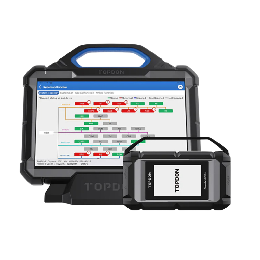 Topdon Phoenix Max Professional Diagnostic Scan Tool 12/24 V With Or Without Truck Adapter Kit