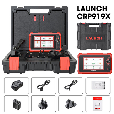 launch crp919x scan tool full kit in case