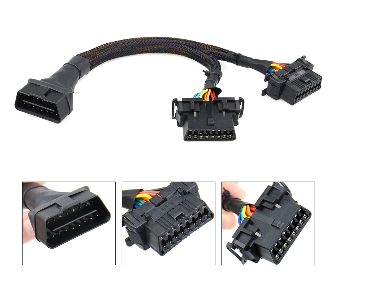 Prolunga OBD2 Splitter 16 Pin Con Interruttore - Cavo Estensione 150cm Per Diagnostica Auto - Foto 10