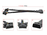 Splitter Y extension cable 16 pins