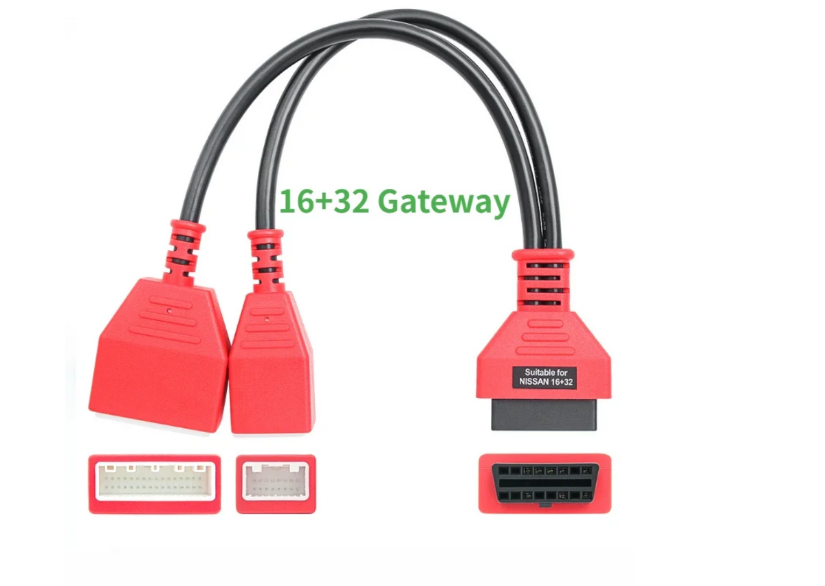 Autel 16+32 SGW Gateway Bypass OBD Adapter Cable Suitable for Nissan