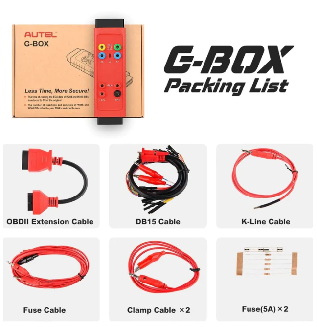Autel G-Box3 packing list
