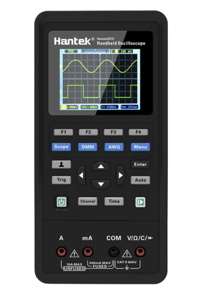 hantek 2d72 oscilloscope waveform generator 2 channel