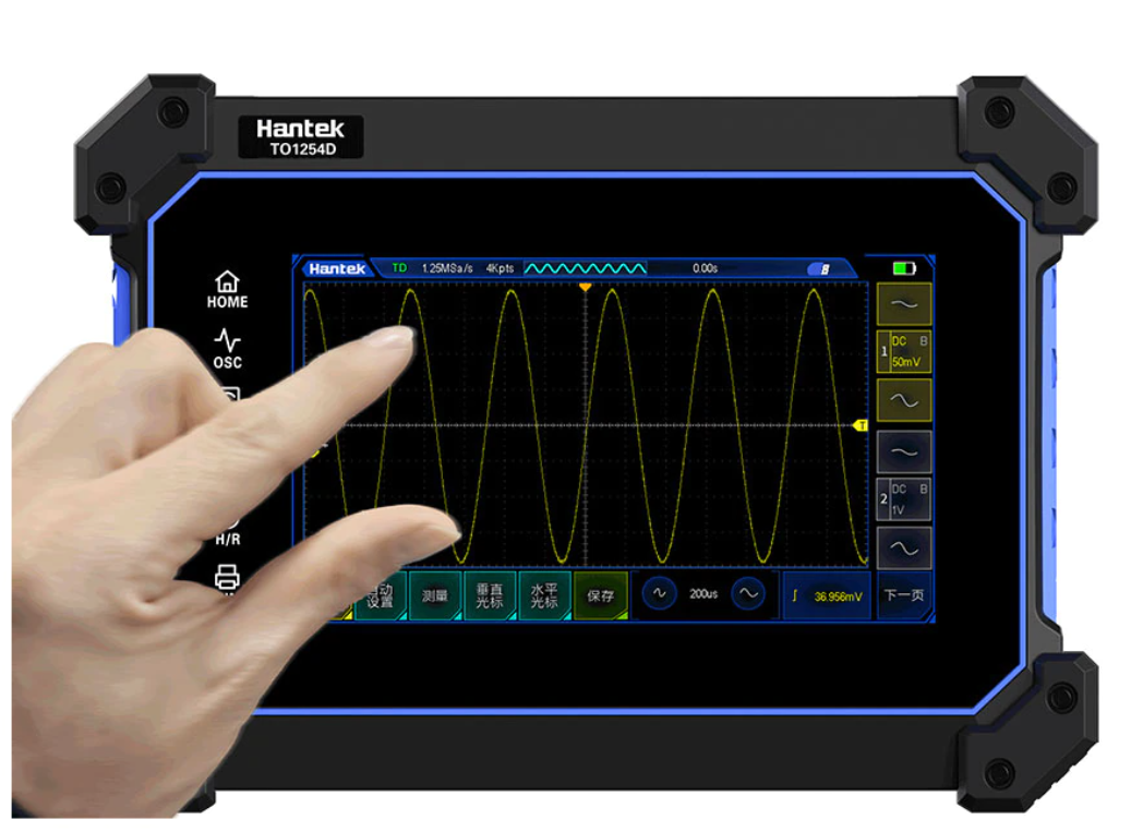 Hantek TO1254D Touch Screen Digital Oscilloscope 4 Channel