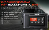 Ancel HD3200	HD 12/24V Diagnostic Scan Tool