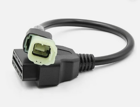 Honda 4 pin to 16 pin OBD2 connector