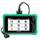 Launch CRP919 EV diagnostic scanner device with an attached OBD cable