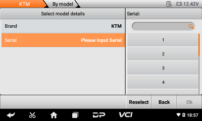 OBDSTAR iScan KTM / HUSQVARNA Motorcycle Diagnostic Scan Tool