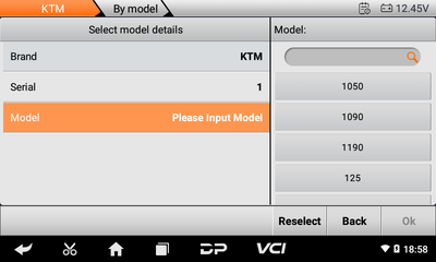 OBDSTAR iScan KTM / HUSQVARNA Motorcycle Diagnostic Scan Tool