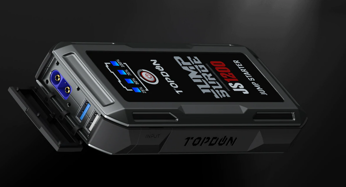 Topdon JS1200 1200A Jump Starter 12V Power Bank - Premium Diagnostic Equipment