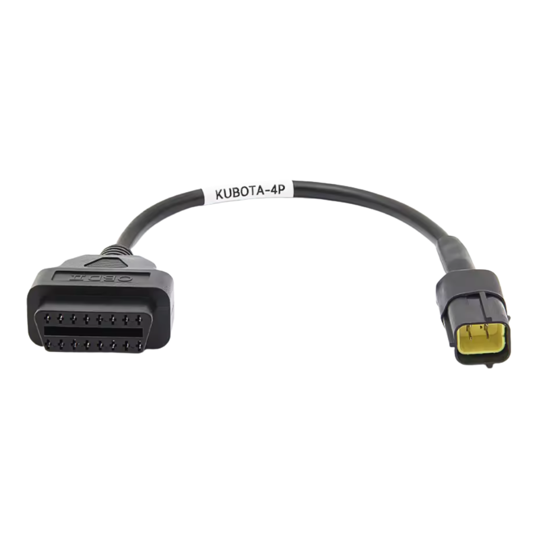 Kubota 4 Pin to 16 Pin OBD Adapter Cable