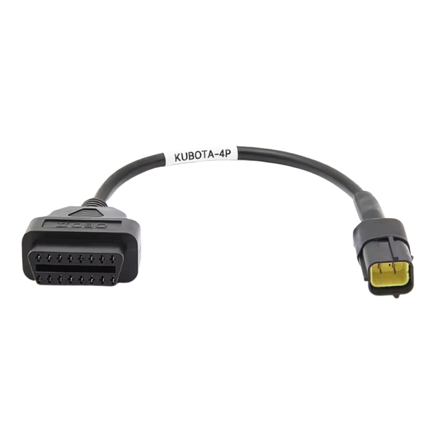 Kubota 4 Pin to 16 Pin OBD Adapter Cable