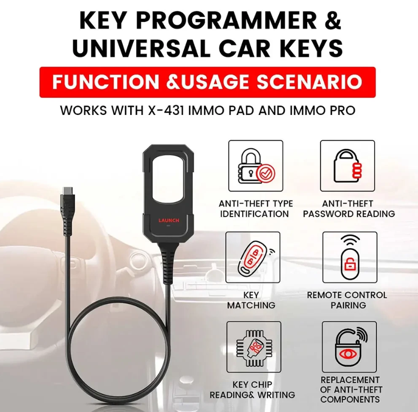 Launch IMMO Plus Key Programming and Diagnostic Tool