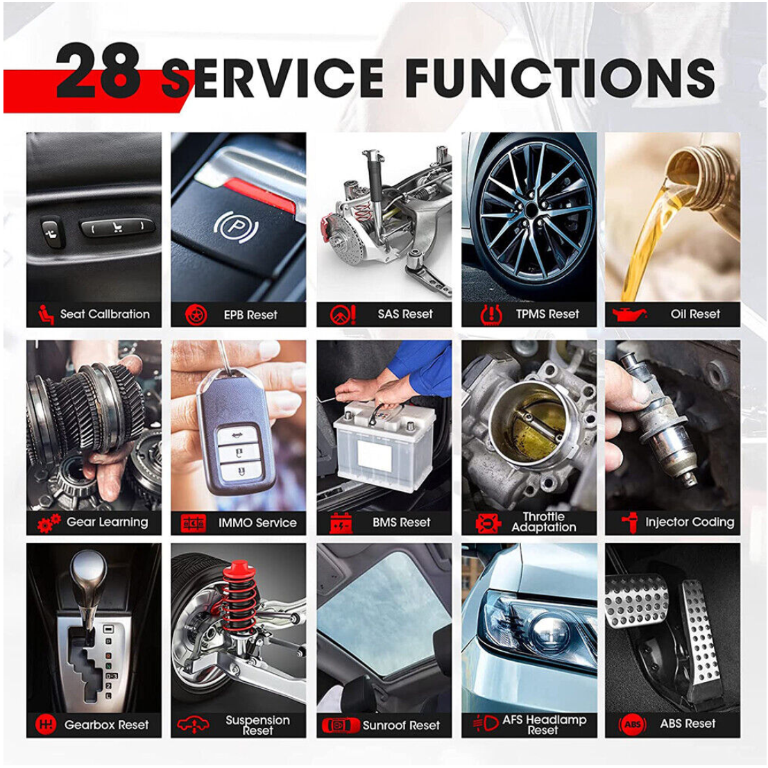 Launch CRP909X service functions