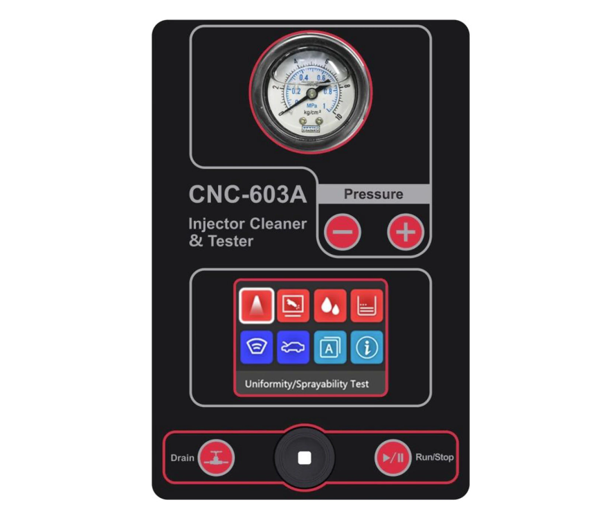 launch cnc-603a petrol fuel injector cleaner and tester tool 