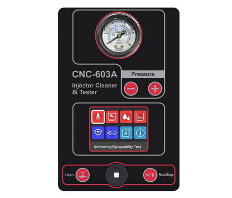 launch cnc-603a petrol fuel injector cleaner and tester tool 