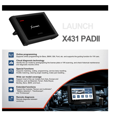 Launch X-431 PAD 3 Diagnostic Scan Tool 12/24V