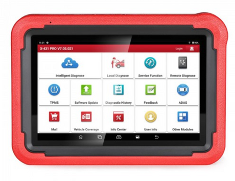 launch x431 pro v.50 diagnostic car scanner tablet