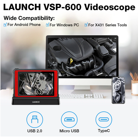 Launch VSP600 compatible Launch X-431 diagnostic tools