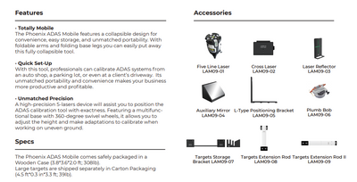 Topdon ADAS PX1000 Mobile Advanced Driver Assistance Mobile Calibration System (Max Package)