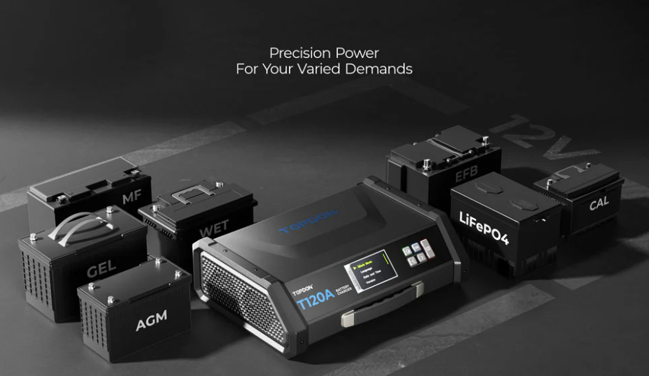 Topdon Tornado T120A Tornado120000 Battery Charger and Stabiliser