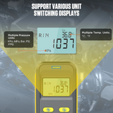 AUTOOL LM110 Digital Manifold Meter Air Conditioner Refrigerant Leak Tester HVAC Vacuum
