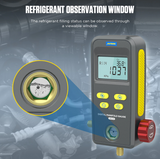 AUTOOL LM110 Digital Manifold Meter Air Conditioner Refrigerant Leak Tester HVAC Vacuum