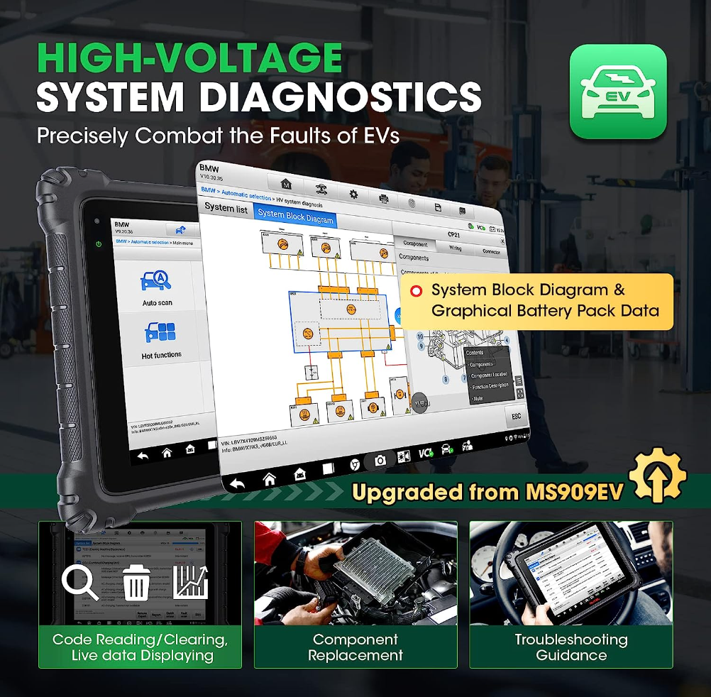 Autel MaxiSys Ultra EV Diagnostic Scan Tool EV + Hybrid Vehicles