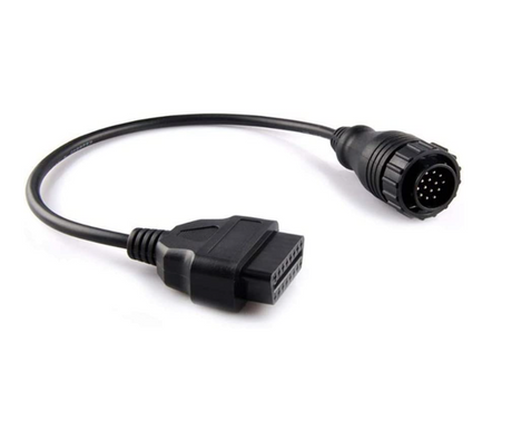 Mercedes-Benz 14pin to 16 Pin OBD adapter cable - Premium Diagnostic Equipment