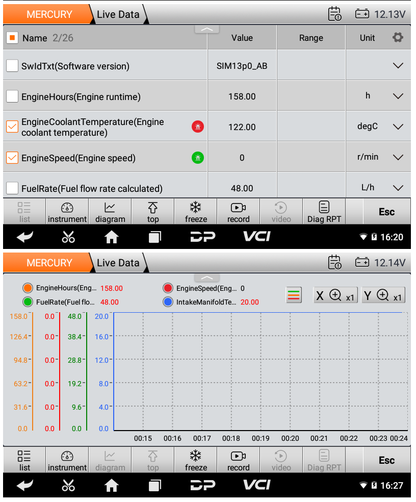 OBDSTAR iScan MERCURY (MARINE) Scan Tool