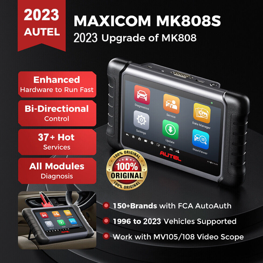 AUTEL Maxicom MK808S | Autel MK808S Scanner | Premium Diagnostic