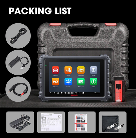 Autel MaxiCOM MK906 Pro special functions screen