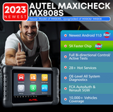 Autel MaxiCheck MX808S tablet and main cable