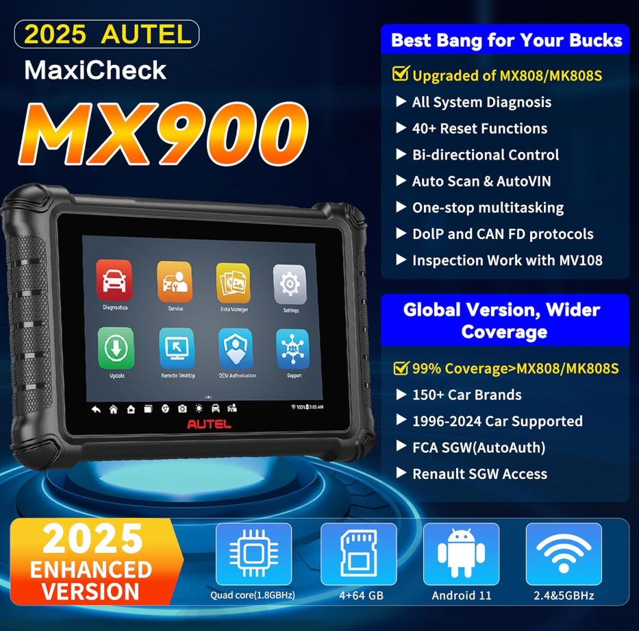 Autel MaxiCheck MX900 Diagnostic Scan Tool