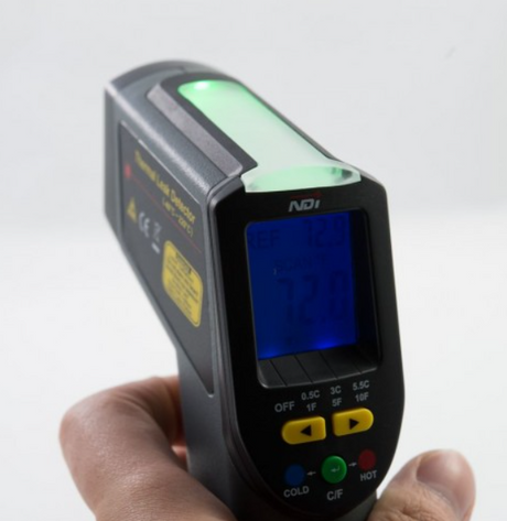 thermal heat gun thermometer leak detector 