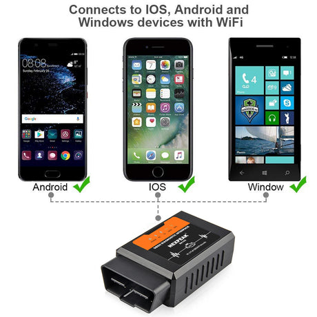 OBD2 Scanner for iOS, Android and Windows devices with WiFi