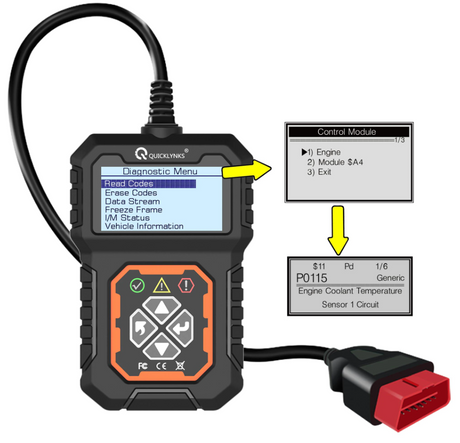 OBD2 scanner for cars