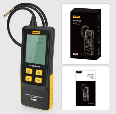 AUTOOL engine oil quality tester with packaging and label