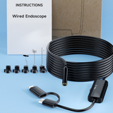 HD borescope kit contents and package inclusions