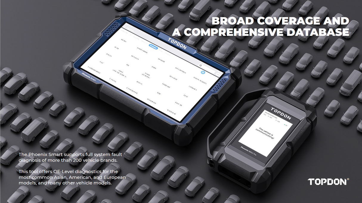 Topdon Phoenix Smart Advanced Intelligent 12/24v Diagnostic Scan Tool - Premium Diagnostic Equipment