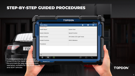 Topdon Phoenix Smart Advanced Intelligent 12/24v Diagnostic Scan Tool - Premium Diagnostic Equipment
