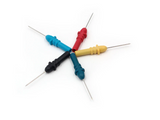 black blue yellow red green probes