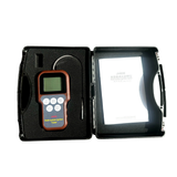 Digital ignition tester in a black carrying case