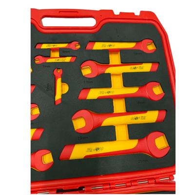 PDE VDE Insulated Spanner Tool Set 20PCE
