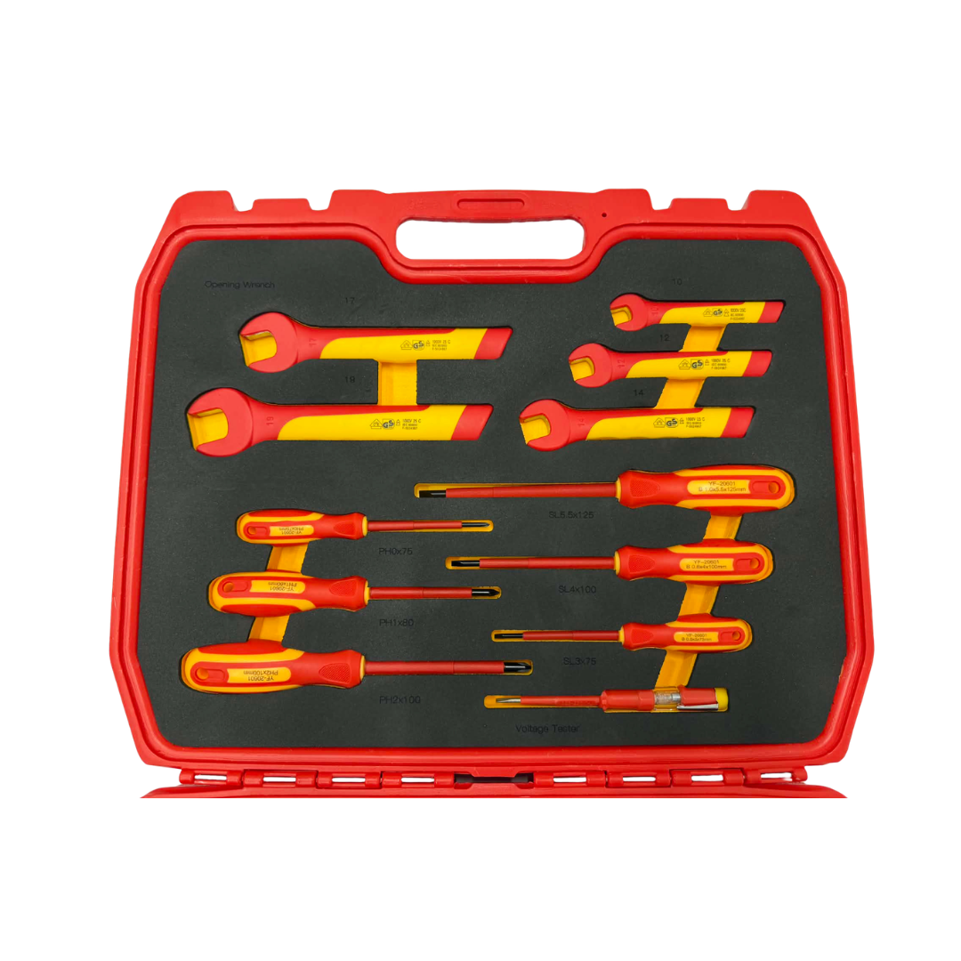 PDE VDE Insulated Pliers + Screwdrivers Tool Set 18PCE