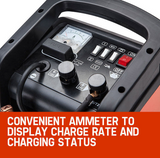 ROSSI Car Battery Charger + Jump Starter 12v/24v  280A 15AMP