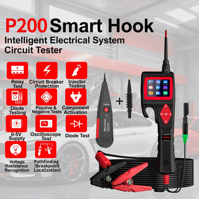 TopDiag P200 Smart Hook 9V-30V Car Circuit Tester / Electrical Test Tool