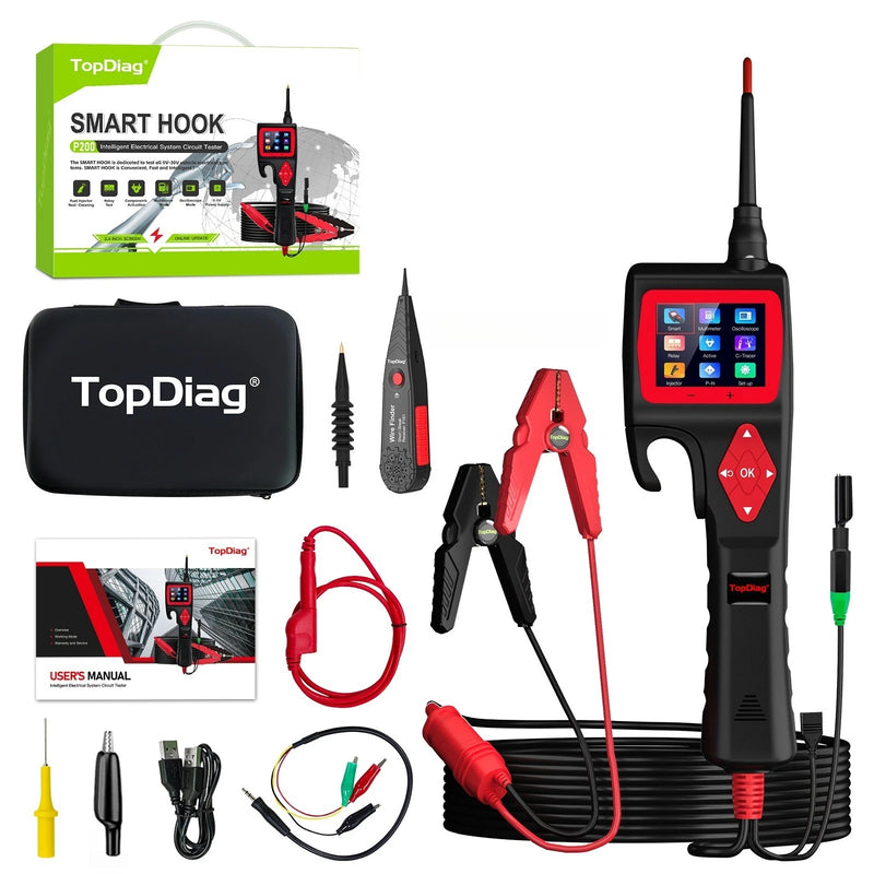 TopDiag P200 Smart Hook 9V-30V Car Circuit Tester / Electrical Test Tool